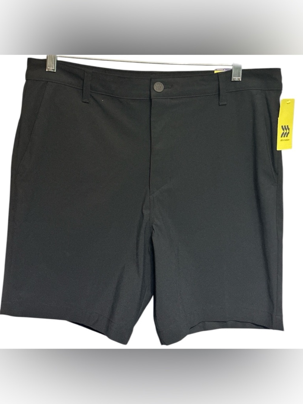 NWT ALL IN MOTION MENS GOLF SHORTS UNLINED BLACK SIZE 36